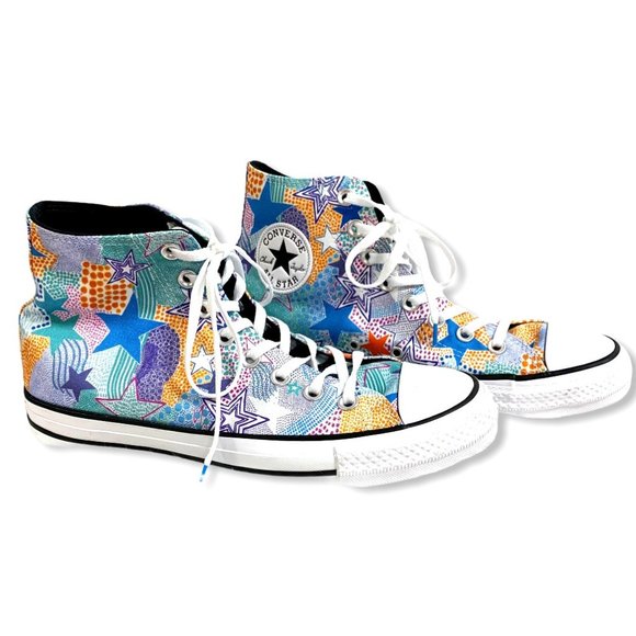 🚨SOLD🚨NEW Converse CTAS Mosaic High Top Sneakers - Picture 4 of 10